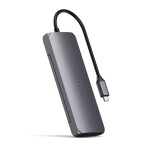 Hyper USB-C Univerzální dokovací stanice pro MacBook M1 / 2 x USB-C / 2 x HDMI / 2 x USB 3.0 / RJ45 / MicroSD / SD / pod (HDM1H-GL)