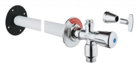 GROHE - Eurotec Venkovní nástěnný set, matný chrom 41206000