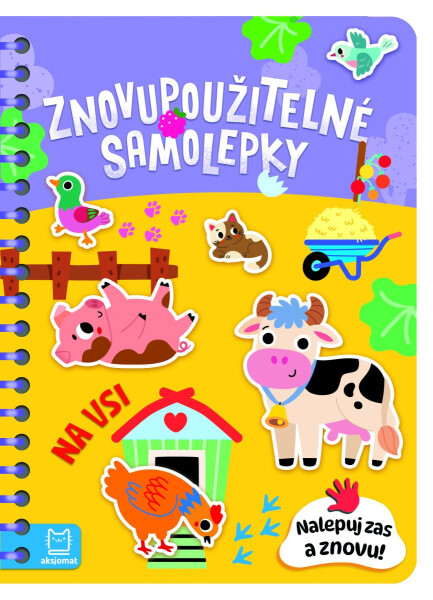 Znovupoužitelné samolepky Na vsi - Agnieszka Bator