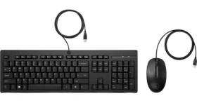 HP 225 černá / Drátový set klávesnice a myši / USB-A / 1200 dpi (AX2Y7AA#BCM)