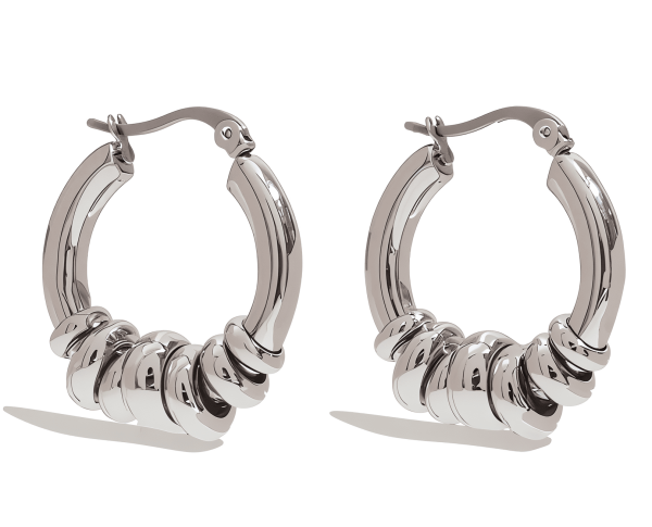 ELENYS Essence Hoops – náušnice z prémiové oceli