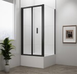 POLYSAN - DEEP BLACK obdélníkový sprchový kout 1000x900 L/P varianta, čiré sklo MD1910B-02