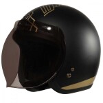 Retro helma na moto Origine Primo Limited Edition matná černá - L