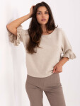 Jumper IT SW 99244.65 světle béžový jedna velikost