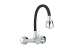 JB Sanitary Nástěnná baterie SLIM, rozteč 150 mm, černé flexi ramínko A10 38 95