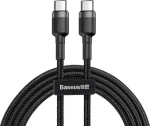 Baseus CATKLF-GG1 kabel USB-C na USB-C černo-šedá / 1 m (CATKLF-GG1)