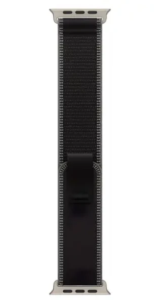 Apple Watch Trailový tah 49mm černá, přírodní titan / Řemínek / S/M (MFT84ZM/A)