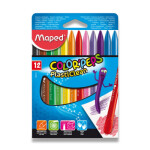 MAPED Trojhranné plastové pastelky Color'Peps PlastiClean 12ks (24241)