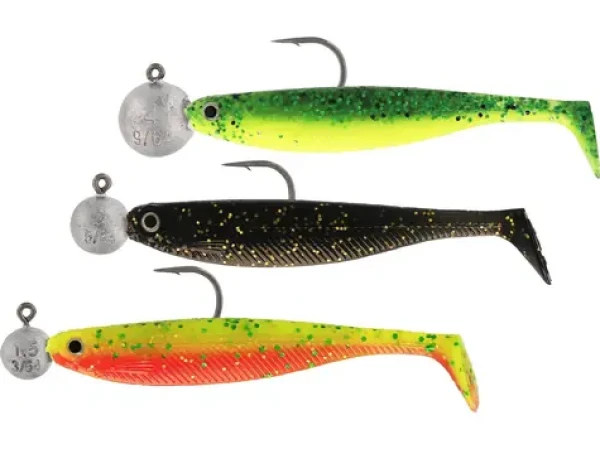 Westin ShadTeez Slim R 'N R / Gumová nástraha / 4,7 cm / 1,5–4 g / háček #4 / Dark Water Mix 23 / 3 ks (P253-1092-255)