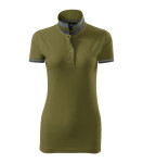 Collar Up polokošile dámská avocado green S