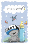 Přání K - K narození dítěte - kluk