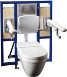 GEBERIT - Duofix Předstěnová instalace pro závěsné WC, bezbariérová, pro podpěry, výška 112 cm 111.375.00.5