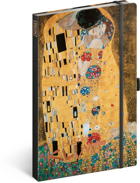 Notes - Gustav Klimt linkovaný, 13 × 21 cm