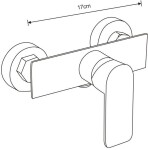 MEXEN/S - Alfa DQ40 Set umyvadlové a sprchové baterie s příslušenstvím, černo/zlatá 745704DQ40-75