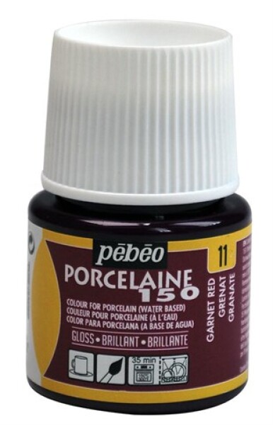 Pébéo Barva na porcelán a sklo Porcelaine 150 45 ml - červená granátová 11