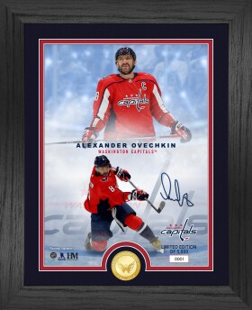 Highland Mint Obraz Washington Capitals NHL Alex Ovechkin Legends Bronze Coin Photo Mint