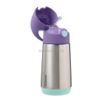 B.box 500703 Termoska na pití s brčkem 350 ml - lilac pop