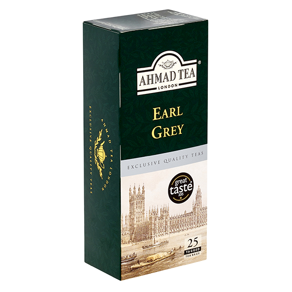Ahmad Tea | Earl Grey Tea | 25 sáčků (s úvazkem)
