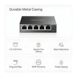Mercusys MS105GS-M2 / 5-portový switch / 2,5 Gbps / Desktop / kovové tělo / bez ventilátoru (MS105GS-M2)