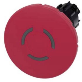 Siemens 3SU1001-1JB20-0AA0, 3SU10011JB200AA0 hřibové tlačítko nouzového vypnutí, 1 ks