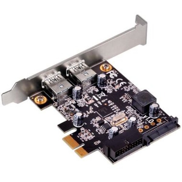 SilverStone EC04-E karta PCIe / 2x USB 3.0 interní / 2x USB 3.0 externí (SST-EC04-E)