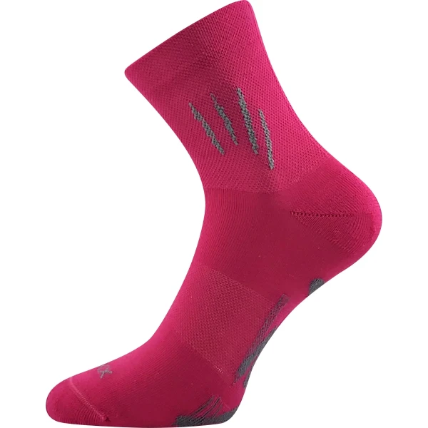 VOXX Ponožky dámské sportovní MICINA s kočkou na chodidle MAGENTA 35-38 120437