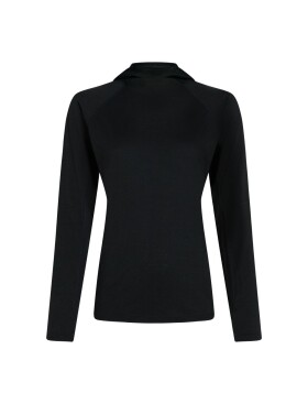ICEBREAKER Wmns 150 MerinoFine Ace LS Hoodie, Black velikost: S