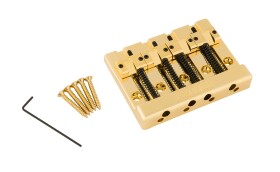 Fender HiMass Bass Bridge Brass Saddles Gold