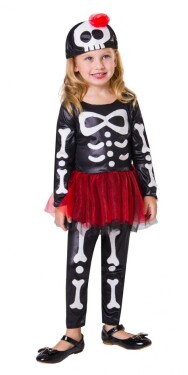 Joke21 Dětský kostým Kostlivka Velikost: 1-2 roky