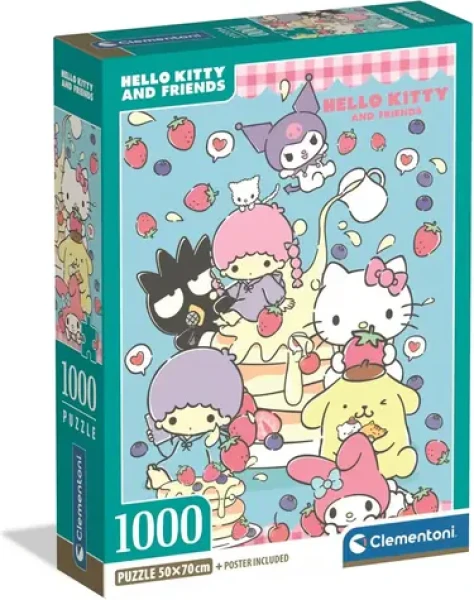 CLEMENTONI Puzzle Hello Kitty a přátelé