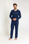 PÁNSKÉ PYŽAMO 485 J/25 tmavě modrá M