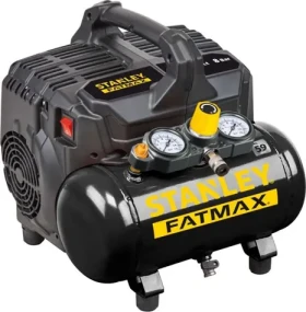 Stanley B2BL104STF564 / Bezolejový kompresor / 6L / 8 bar / 750W / tichý (B2BL104STF564)