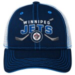Outerstuff Dětská kšiltovka Winnipeg Jets NHL Lockup Meshback Adjustable
