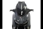 Yamaha X-Max125 18-22,X-Max300 17-22,X-Max400 18-20,Tricity300 20-25 Skútr plexi Powerbronze 400 mm - tmavě kouřová