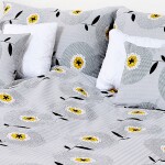 Stanex Ložní povlečení krepové Pampeliška (LS148) ROZMĚR: 140x200 cm + polštář (90x70 cm)