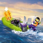 LEGO® City 60373 Hasičská záchranná loď člun