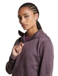 ICEBREAKER Wmns Merino 560 Realfleece Elemental II LS Zip Hood, Grey Plum (vzorek) velikost: S