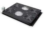 DIGITUS 19" černá / Větrací jednotka / 4 ventilátory / termostat / pro Unique Server (DN-19 FAN-4-SRV-B)