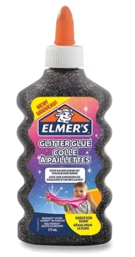 ELMER'S Třpytivé lepidlo černá / Lepidlo / 177 ml (0102/2109501)