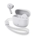 Nedis HPBT2400WT bílá / bezdrátová sluchátka s mikrofonem / Bluetooth / až 16 hodin (HPBT2400WT)