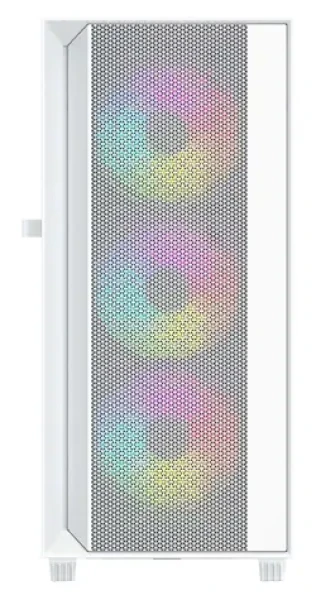 Gembird Fornax 4000 ARGB bílá / Skříň / ATX / 2x USB3.0 / 1x USB2.0 / bez zdroje / průhledná bočnice (CCC-FC-4000W)