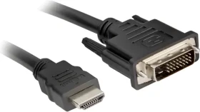 Sharkoon HDMI - DVI-D 24+1 černá / Kabel / 5m / max. 3840×2400px (4044951015238)