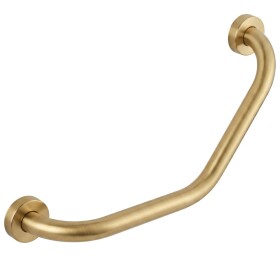 Koupelnové úhlové madlo BRUSH GOLD REA-91505