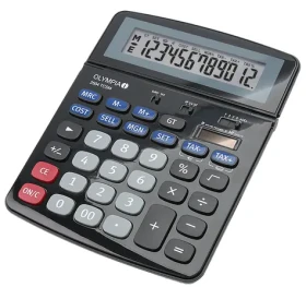 Olympia 2504 / kalkulačka / 12 místný displej / baterie solární článek (4030152401840)