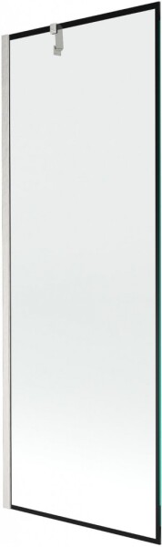 MEXEN/S - Next vanová zástěna FIX 70 x 150, černá vzor, nikl kartáčovaná 895-070-000-00-70-97