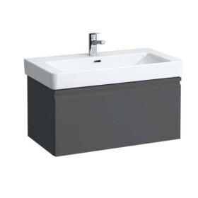 Laufen - Pro S Umyvadlová skříňka, 81x45x39 cm, 1 zásuvka, grafit mat H4835020964801