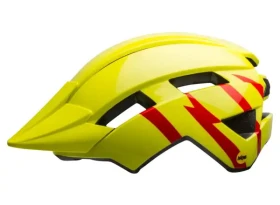 Juniorská cyklistická helma BELL Sidetrack II Youth hi-viz/red