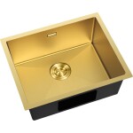 MEXEN - Trixo ocelový dřez 1-bowl 540 x 440 mm, zlatá HC 6414541000-55HC