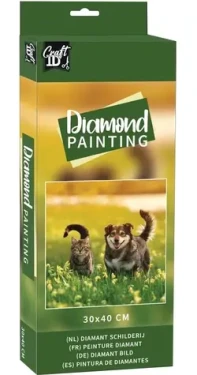 GRAFIX Diamantové malování Kamarádi na louce