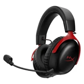 HyperX Cloud III S černo-červená / Herní sluchátka / Bezdrátová / Bluetooth 5.3 / Mikrofon (A59Z0AA)